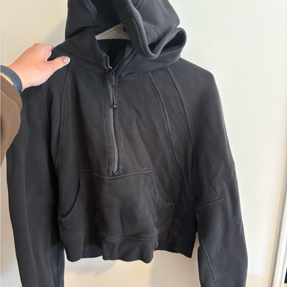 Black Hooded Sweatshirt
